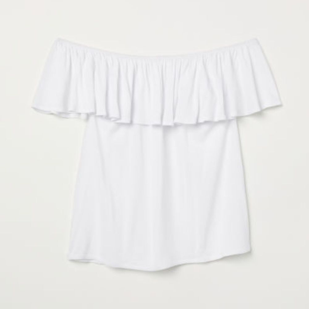 H&M White Off-the-Shoulder Top - Picture 5 of 7
